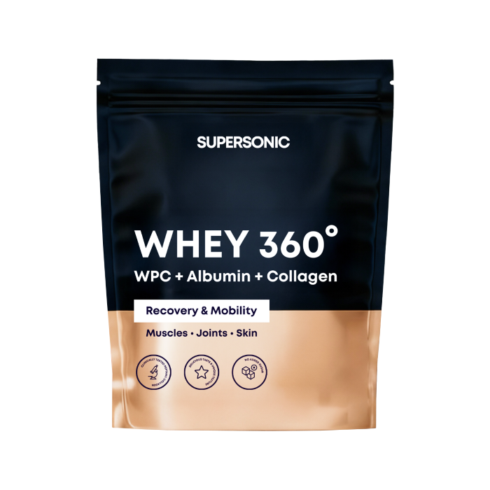 Supersonic Whey 360° odżywka białkowa o smaku lodów waniiowo-śmietankowych, 500 g