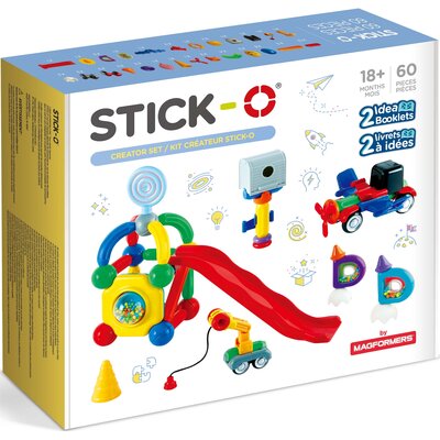 Klocki magnetyczne MAGFORMERS Stick-O Zestaw konstrukcyjny 005-905002