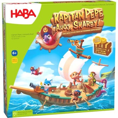 Gra planszowa HABA Kapitan Pepe Ahoj, skarby! 307797