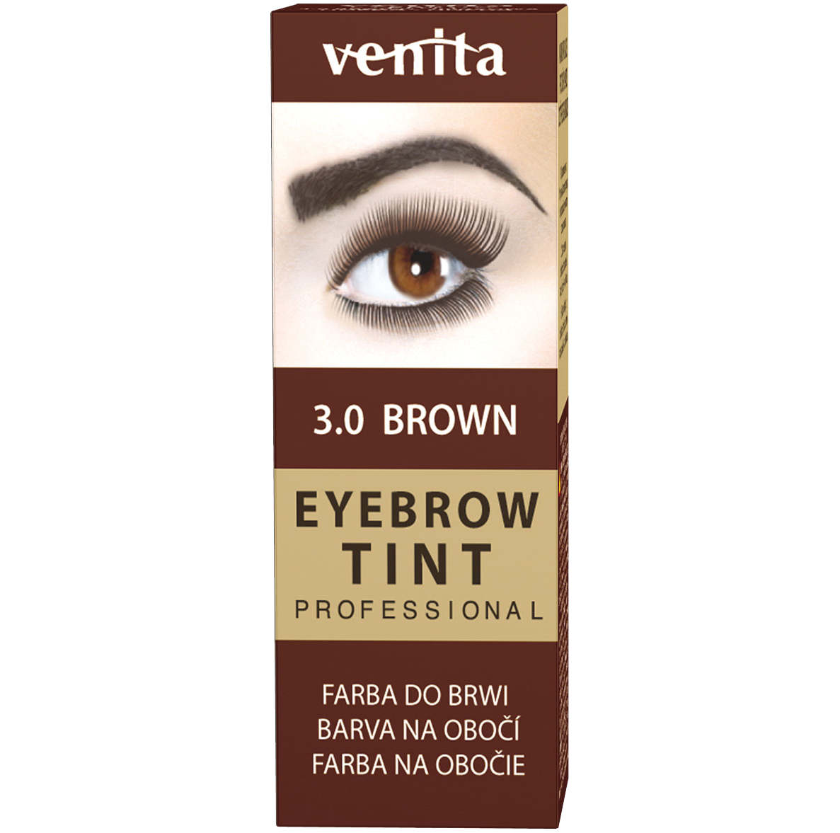 Venita Eyebrow Tint henna do brwi i rzęs 3.0 brown, 15 g