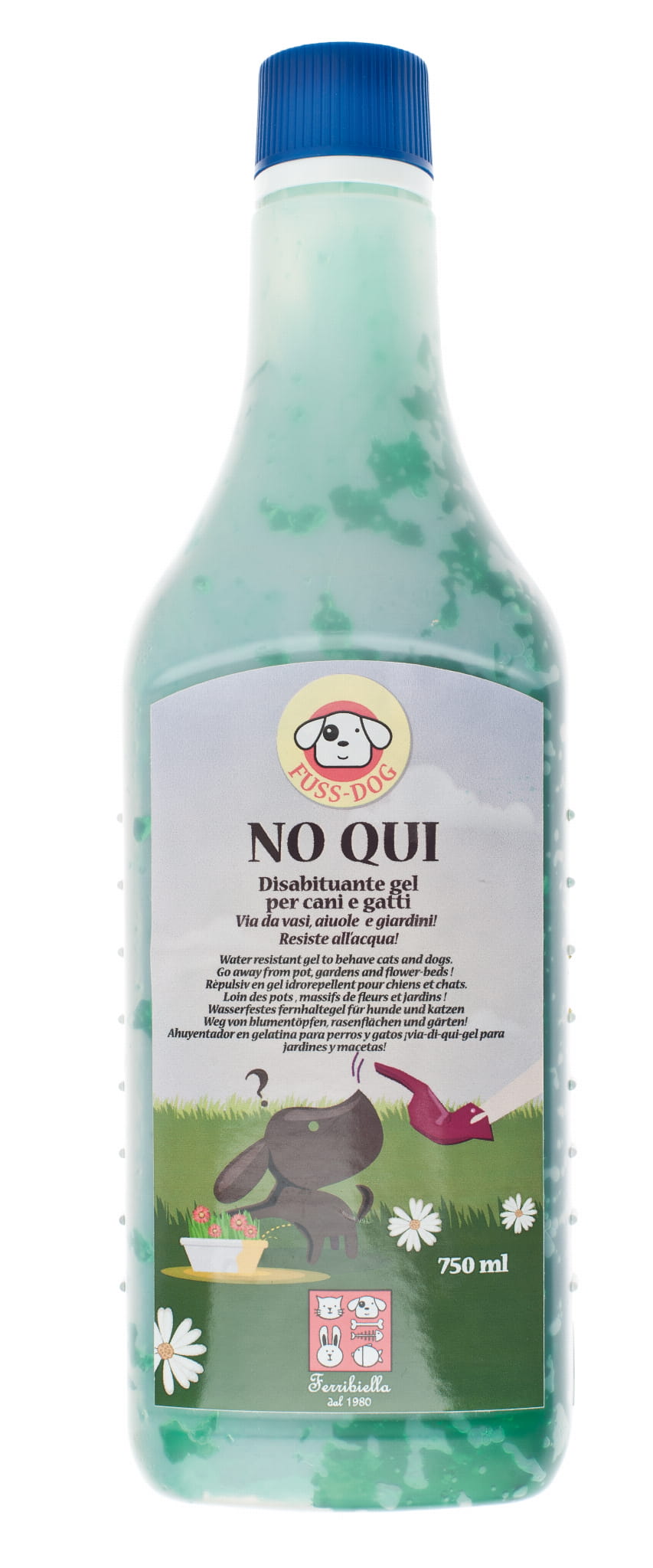 Ferribiella Żelowy preparat odstraszający psy i koty z ogrodu 750 ml