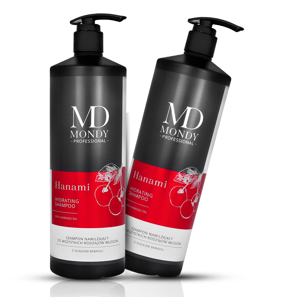 Mondy zestaw: szampon do włosów Hanami, 2x1000 ml