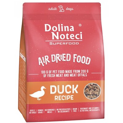 Karma dla psa suszona DOLINA NOTECI Superfood Danie z kaczki 1 kg