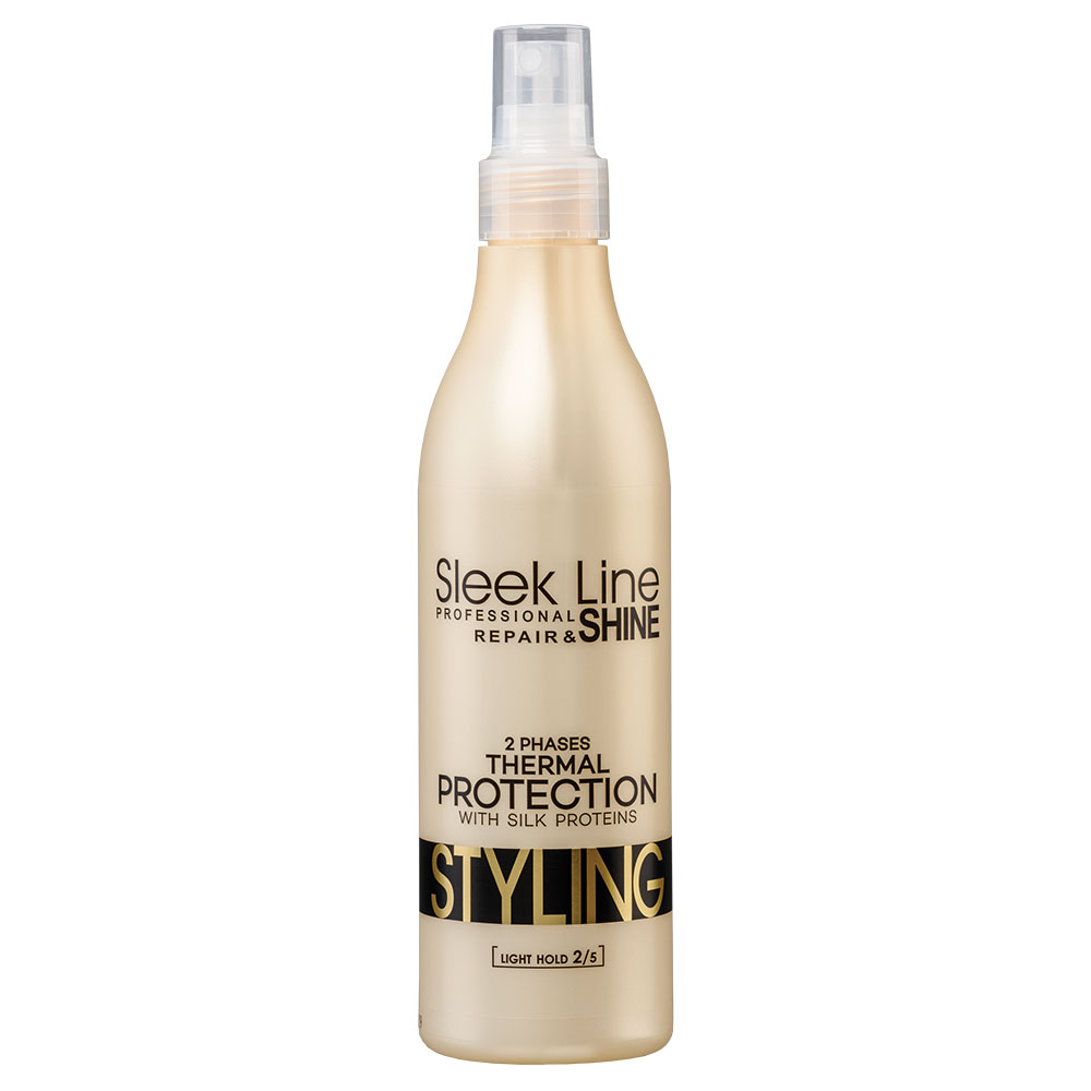 Stapiz Sleek Line Styling dwufazowy płyn z jedwabiem do prostowania włosów, 300 ml