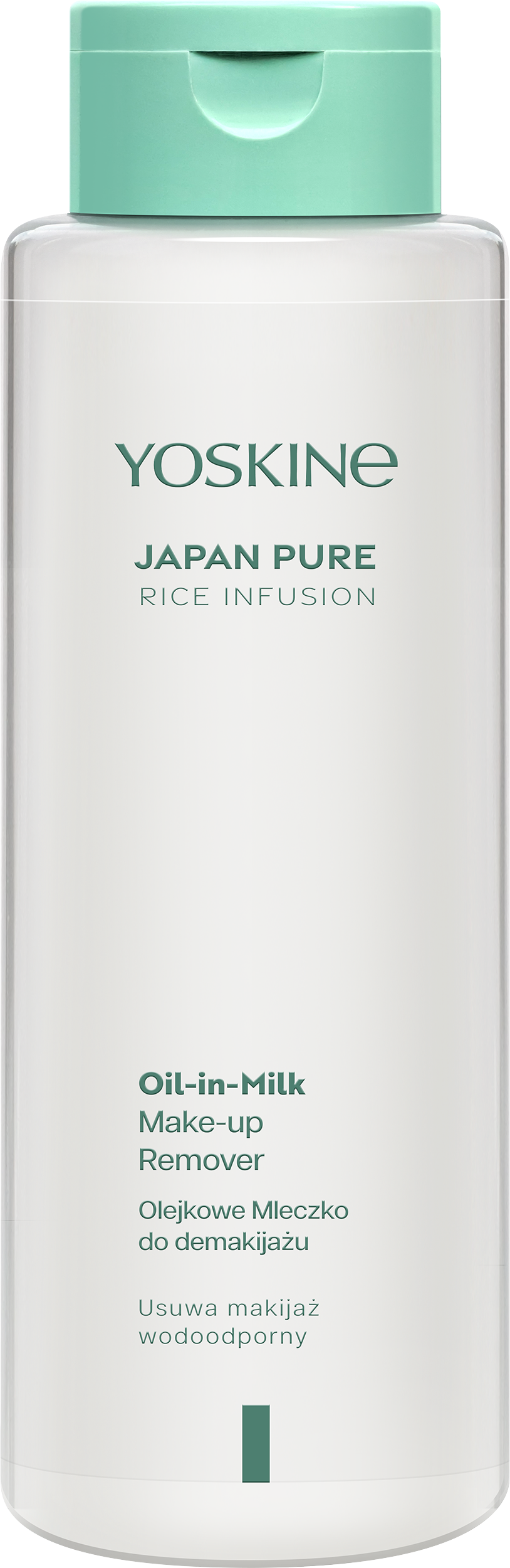 Yoskine Japan Pure Rice olejkowe mleczko do demakijażu twarzy i oczu, 400 ml