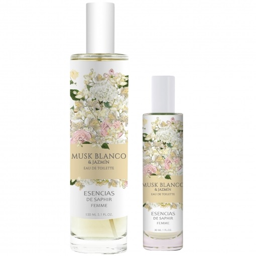 Saphir Esencias Musk Blanco & Jazmin Women zestaw woda toaletowa damska, 150 ml + woda toaletowa damska, 30 ml