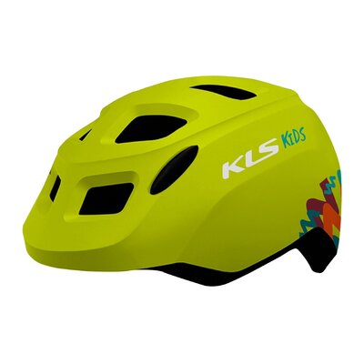 Kask rowerowy KELLYS Zigzag 022 Limonkowy dla Dzieci (rozmiar XS/S)