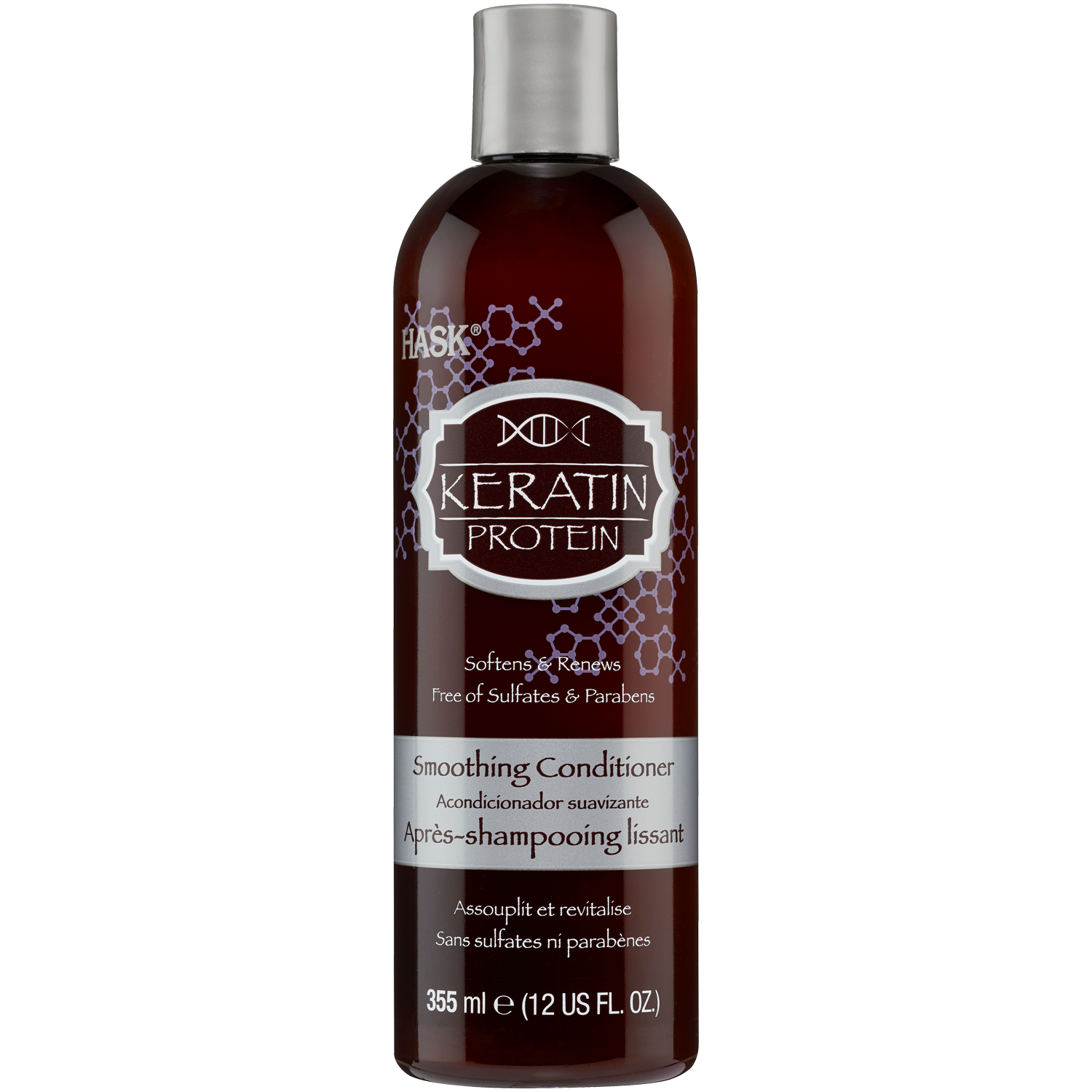 Hask Keratyna odbudowująca odżywka do włosów, 355 ml