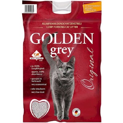 Żwirek dla kota GOLDEN Grey 15 L