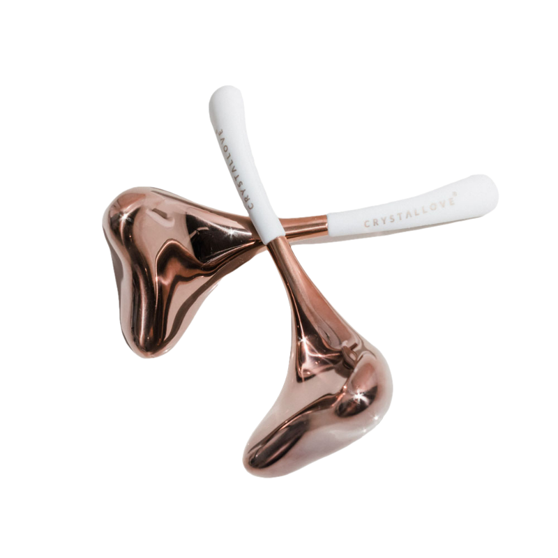 Crystallove Beauty Collection zestaw: masażery ze stali nierdzewnej do krioterapii, 2 szt.