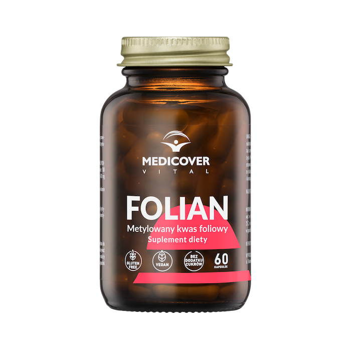 Medicover Vital Folian Kapsułki suplement diety, 60 kaps./1 opak.