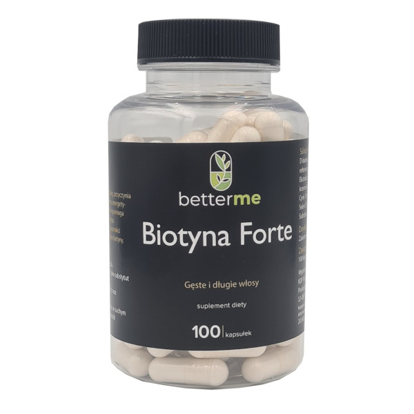BetterMe Biotyna Forte suplement diety, 100 kaps./1 opak.