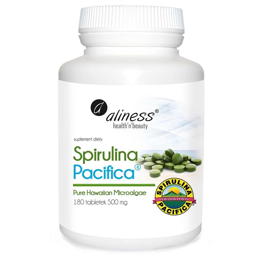 Aliness Spirulina Pacifica suplement diety, 180 tabl./1 opak.