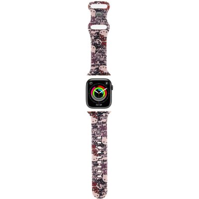 Pasek HELLO KITTY do Apple Watch do koperty 38/40/41mm Różowy