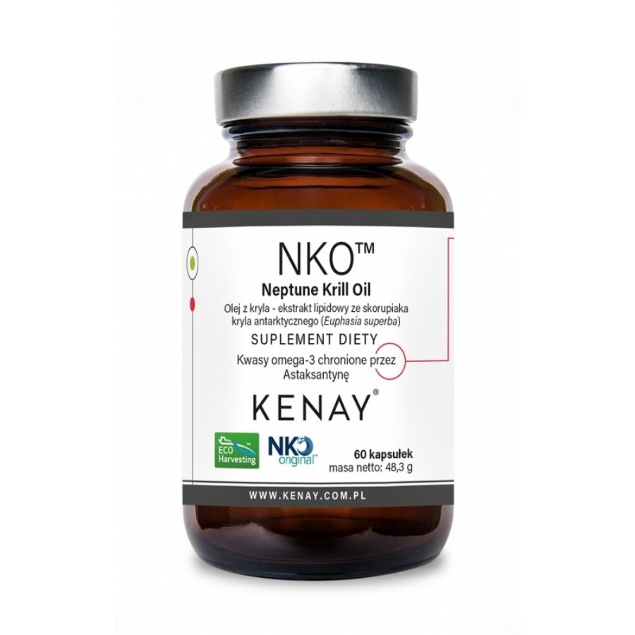 Kenay Olej z Kryla NKO suplement diety, 60 kaps./1 opak.