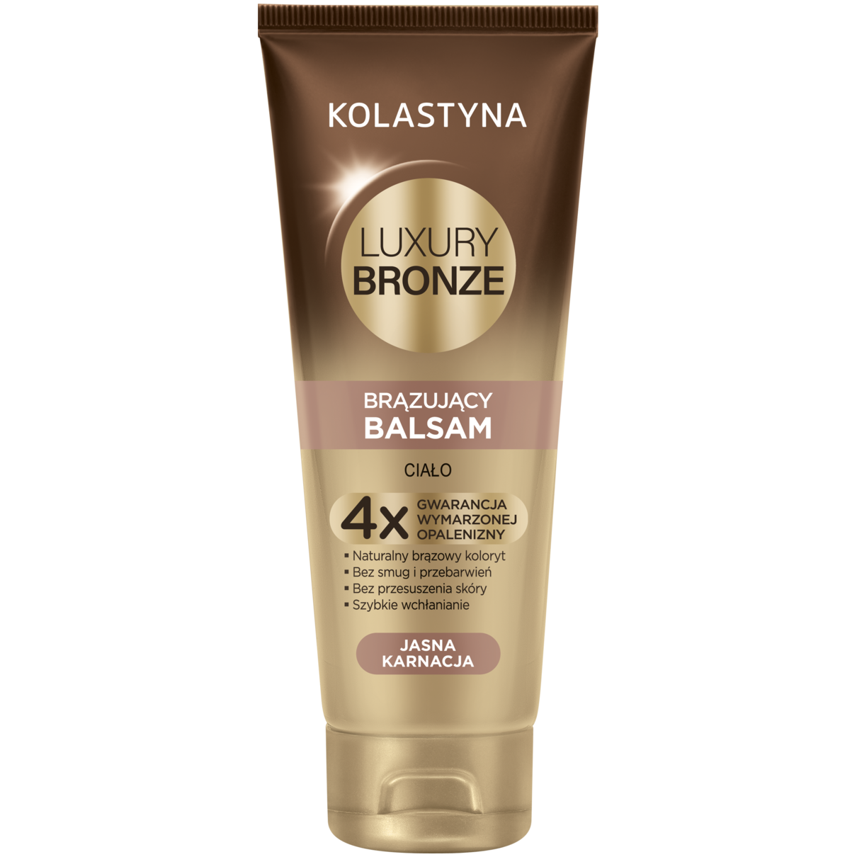 Kolastyna Luxury Bronze balsam brązujący do ciała jasna karnacja, 200 ml