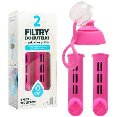 Wkład filtrujący DAFI Soft (2 szt.) + Zakrętka