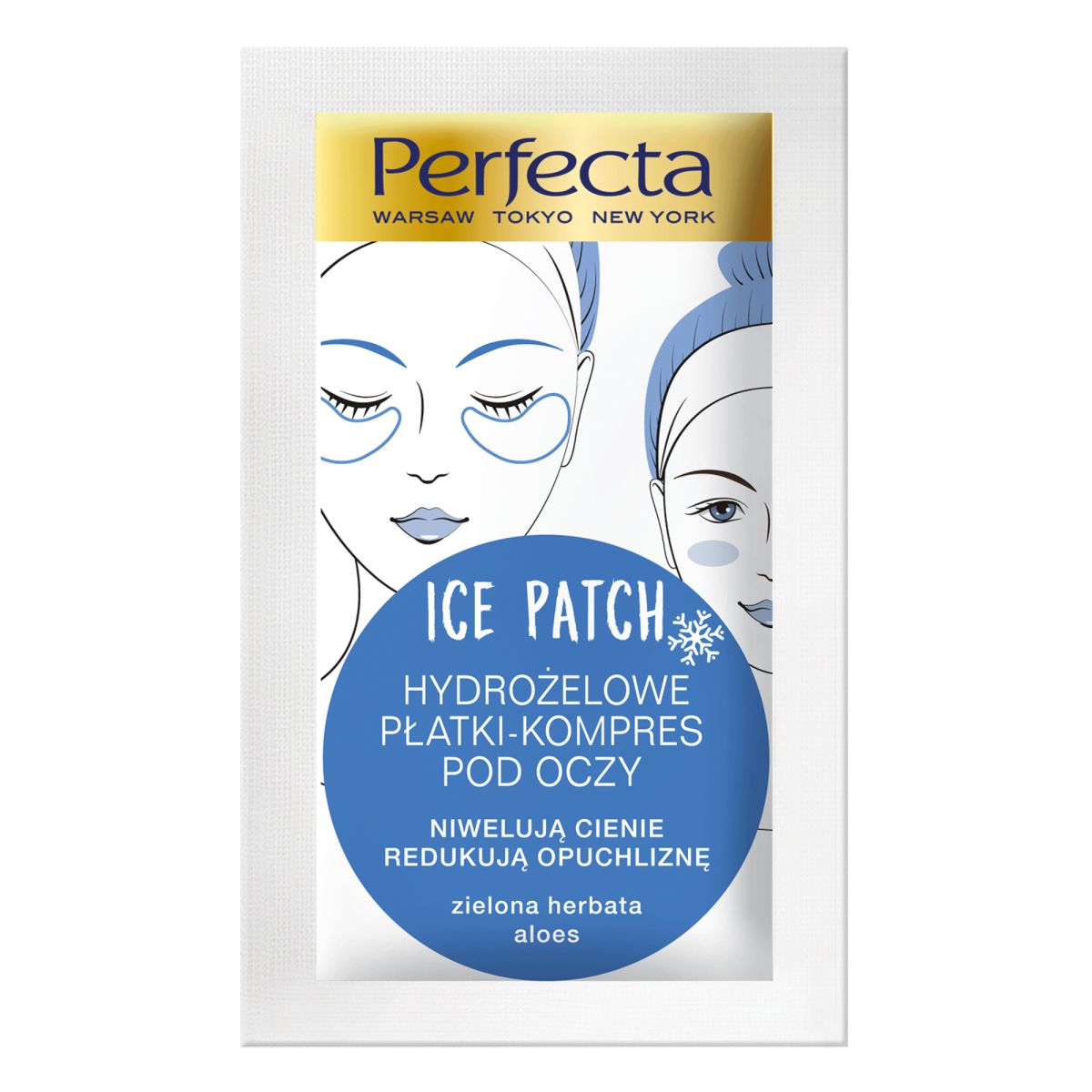 Perfecta Eye Patch hydrożelowe płatki- kompres pod oczy, 1 para