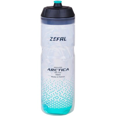 Bidon ZEFAL Arctica 750 ml Srebrno-zielony