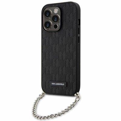Etui KARL LAGERFELD Saffiano do Apple iPhone 14 Pro Czarny