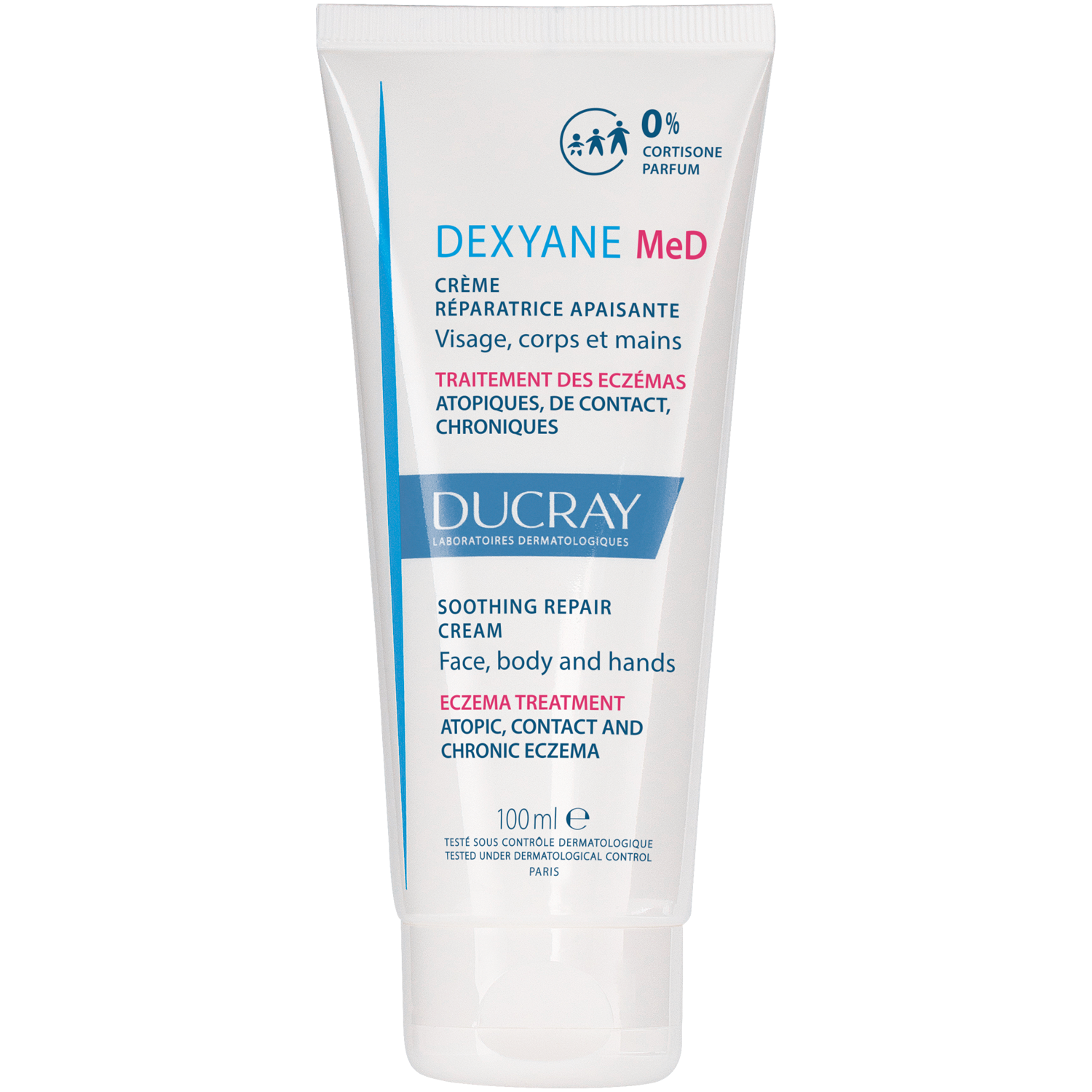 Ducray Dexyane wyrób medyczny: krem kojąco-regenerujący do twarzy, 100 ml