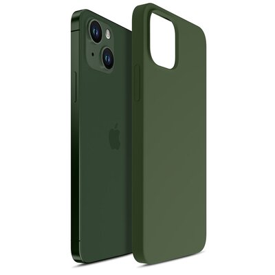 Etui 3MK Hardy Silicone MagCase do Apple iPhone 13 Zielony