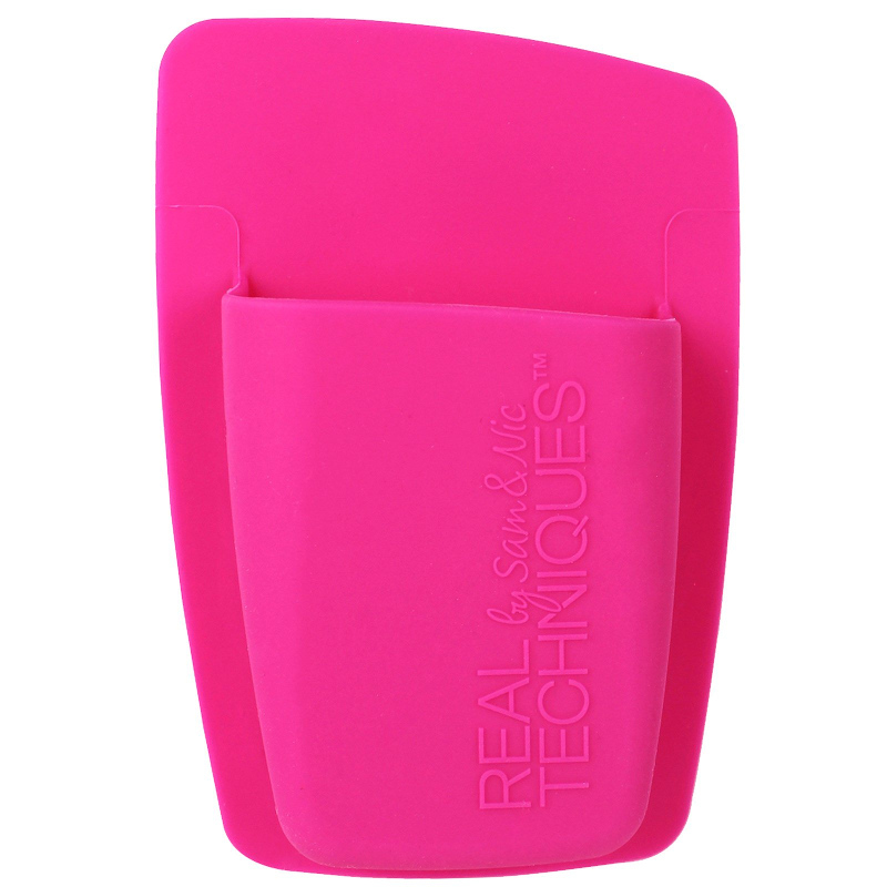 Real Techniques różowy organizer z przyssawką na akcesoria kosmetyczne, 1 szt.