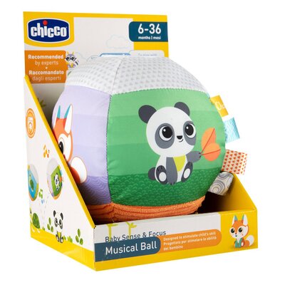 Zabawka edukacyjna CHICCO Sense & Focus Grająca piłka 00011564000000