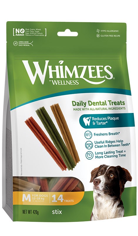 WHIMZEES Stix M pałeczki dentystyczne 14 szt.