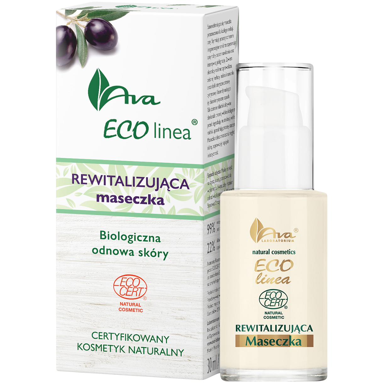 Ava Eco Linea maska do twarzy, 30 ml