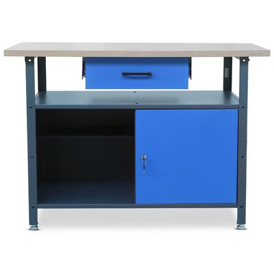 Stół warsztatowy JAN NOWAK Eric Antracytowo-niebieski 425kg