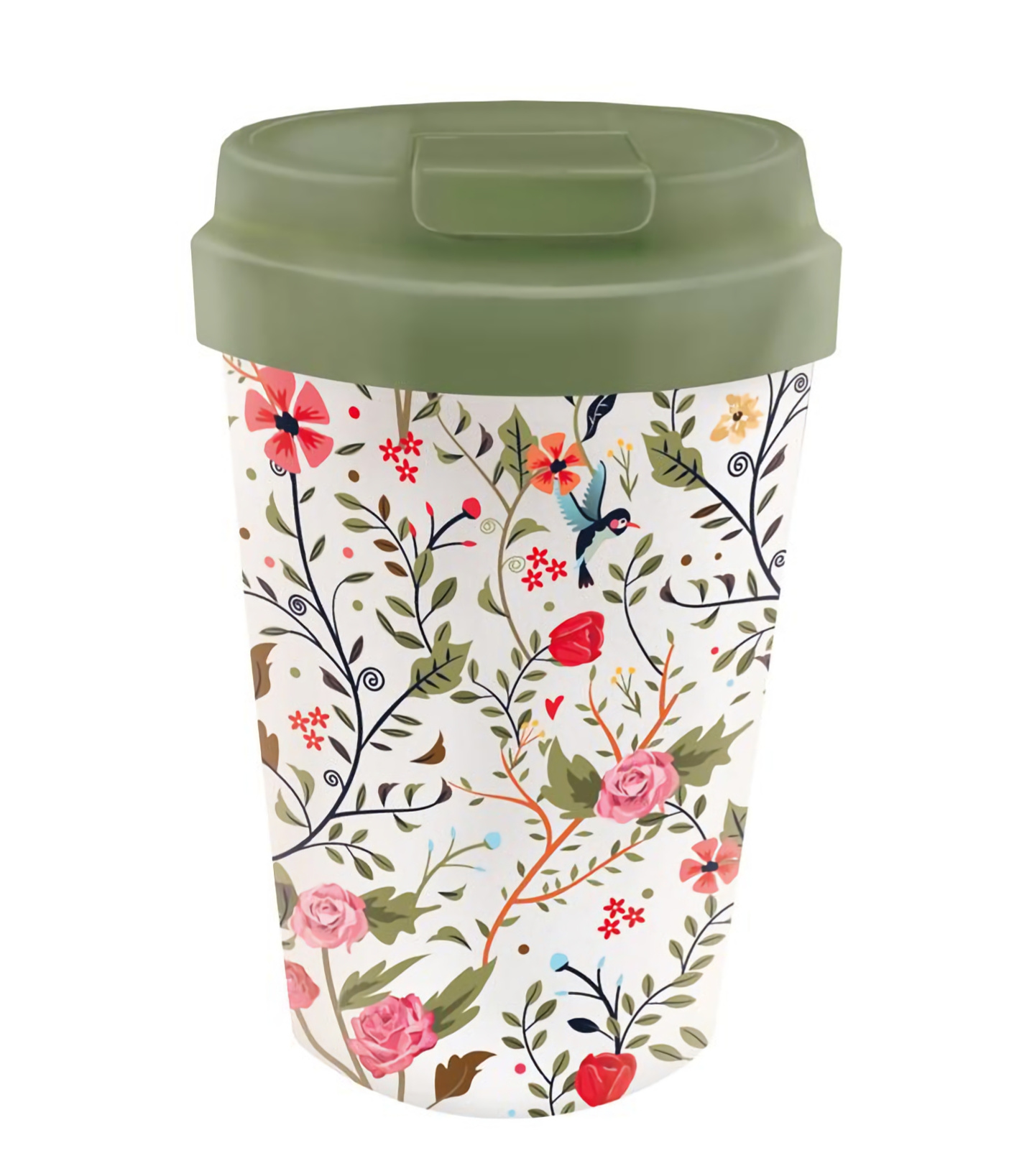 ChicMic - Kubek z tworzywa PLA 350 ml Flowers&Birds