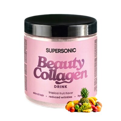 Kolagen SUPERSONIC Beauty drink Owoce tropikalne (185 g)