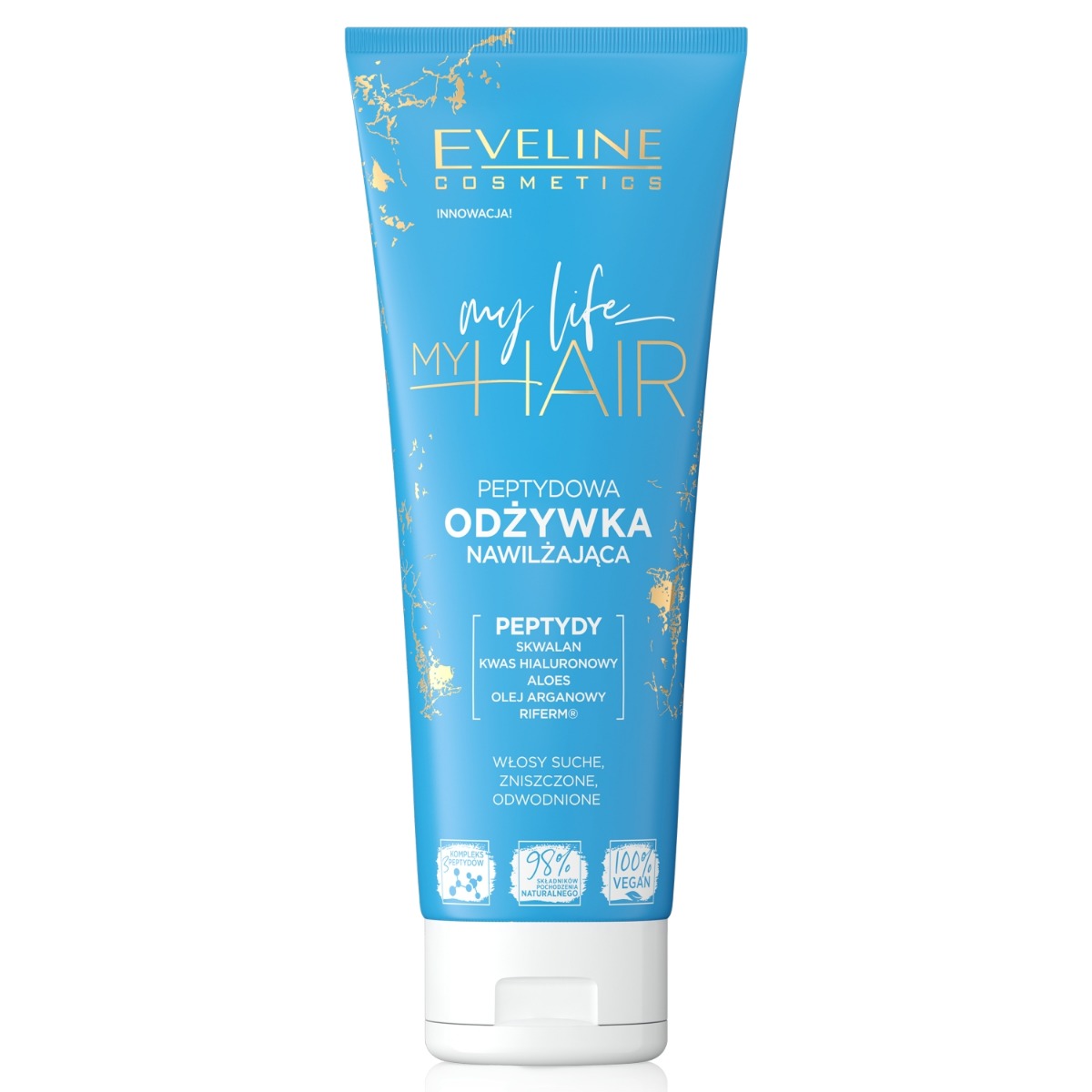 Eveline Cosmetics My Life My Hair peptydowa odżywka nawilżająca, 250 ml