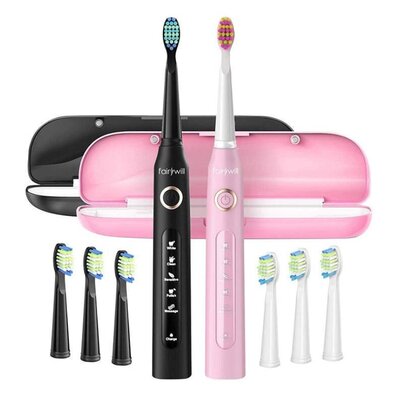 Zestaw szczoteczek sonicznych FAIRYWILL FW-507 (2 szt.)
