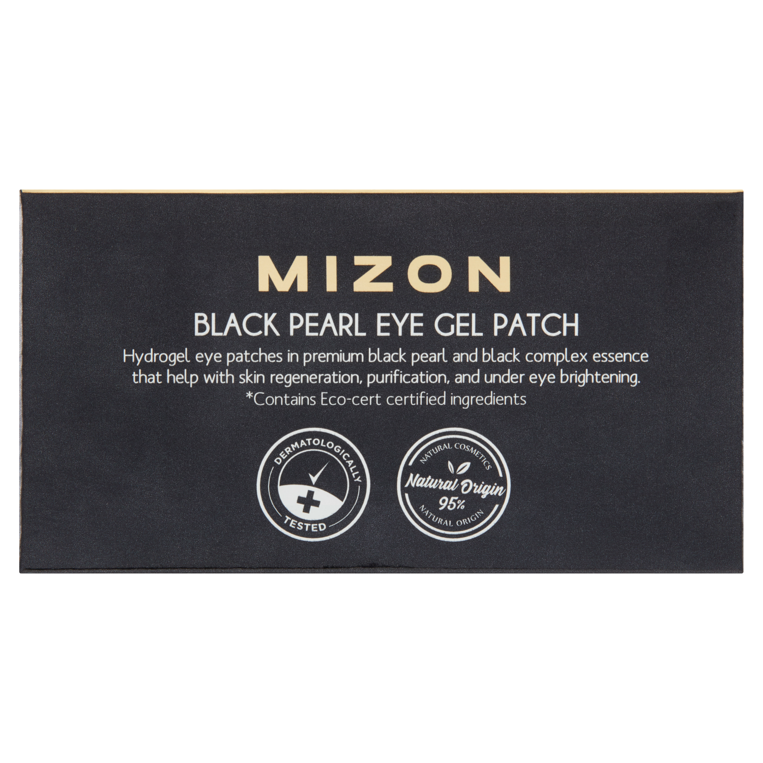 Mizon Black Pearl płatki pod oczy czarna perła, 60 szt./1 opak.