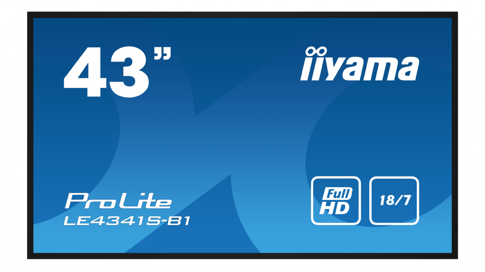 Monitor wielkoformatowy iiyama ProLite LE4341S-B1 43" FHD IPS 18/7 DigitalSignage