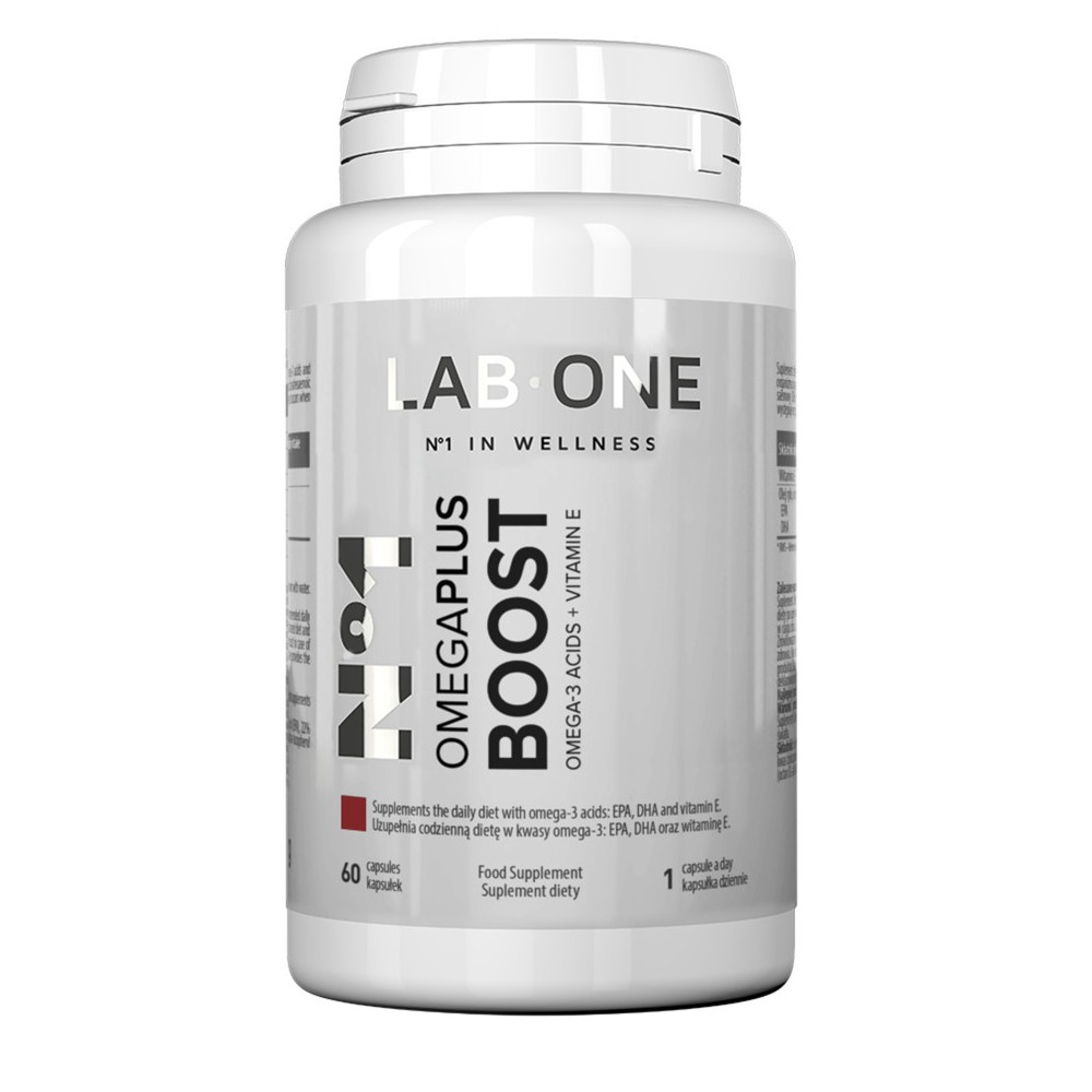 Lab One OmegaPlus Boost suplement diety, 60 kaps./1 opak.