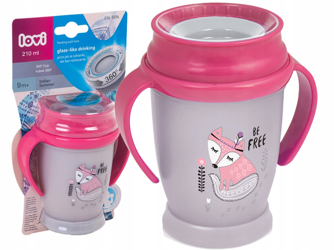 LOVI 360° kubek niekapek 210 ml