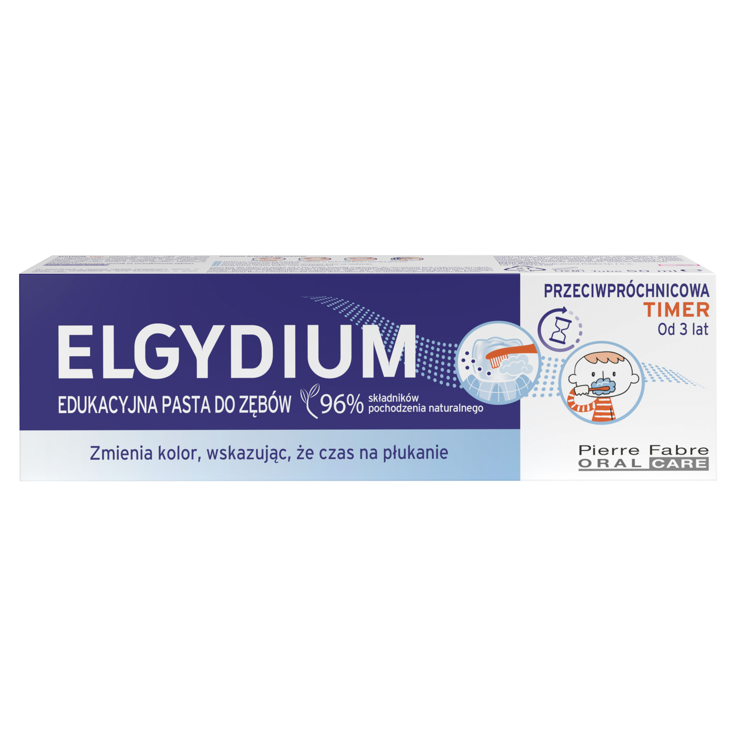 Elgydium Kids edukacyjna pasta do zębów, 50 ml