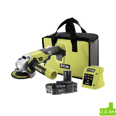 Szlifierka kątowa RYOBI R18AG-120S