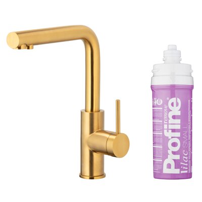 Bateria KFA ARMATURA Duero Pure Basic 6623-915-31 z filtrem Złoto szczotkowane