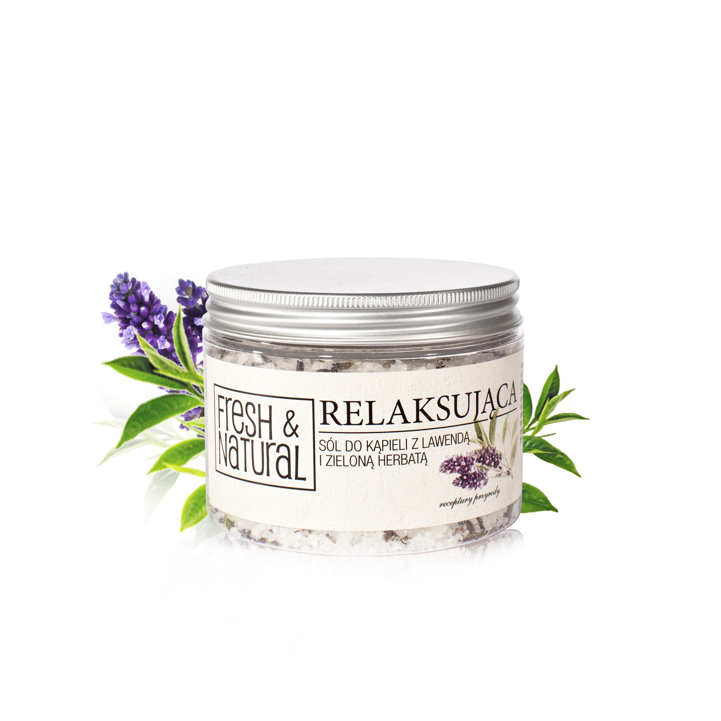 Fresh & Natural sól do kąpieli relaksująca, 500 g