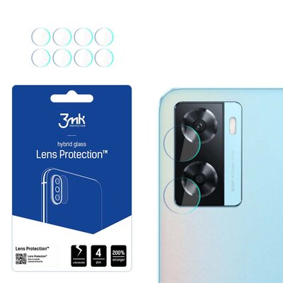 Szkło hybrydowe na obiektyw 3MK Lens Protection Camera do Oppo A57s