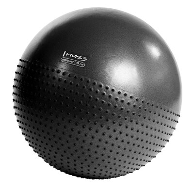 Piłka gimnastyczna HMS YB03N Czarny (75 cm)