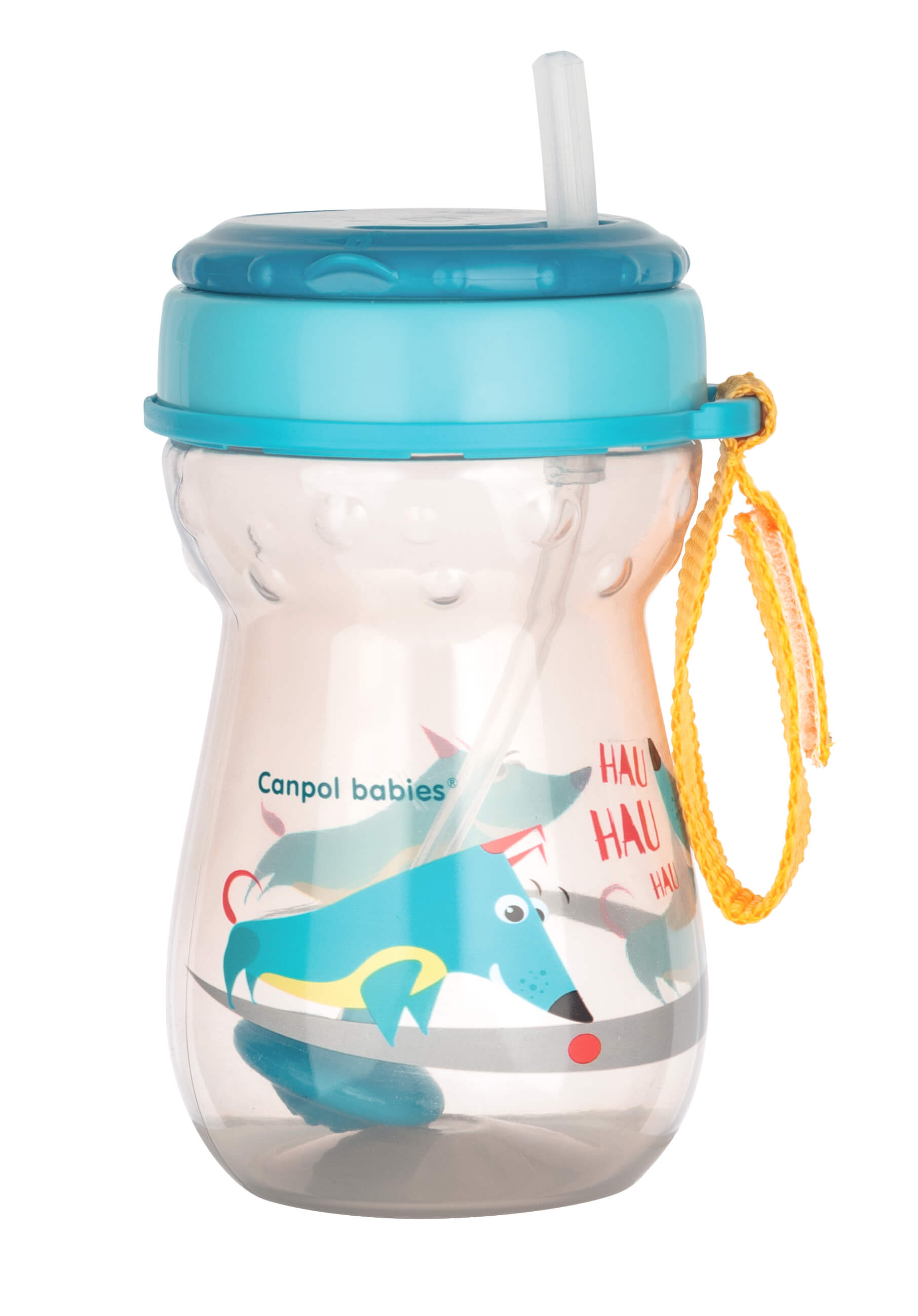 Canpol Babies, bidon ze składaną rurką silikonowa i odważnikiem 56/518, 350ml