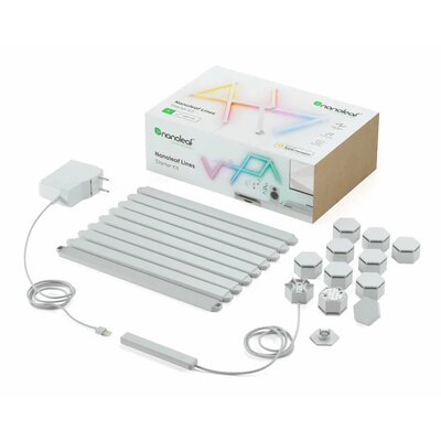 Nanoleaf Lines Starter Kit - listwy świetlne (9 sztuk, 1 kontroler)
