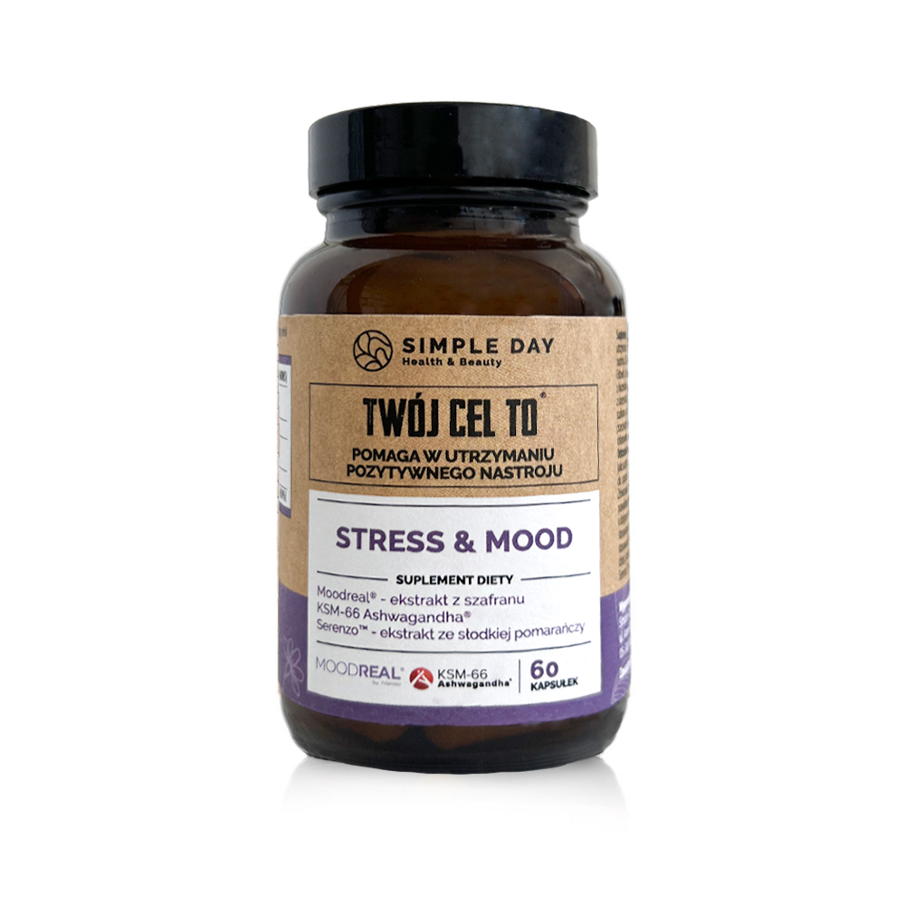 Twój Cel To Stress&Mood suplement diety Stress & Mood, 60 kaps./1 opak.