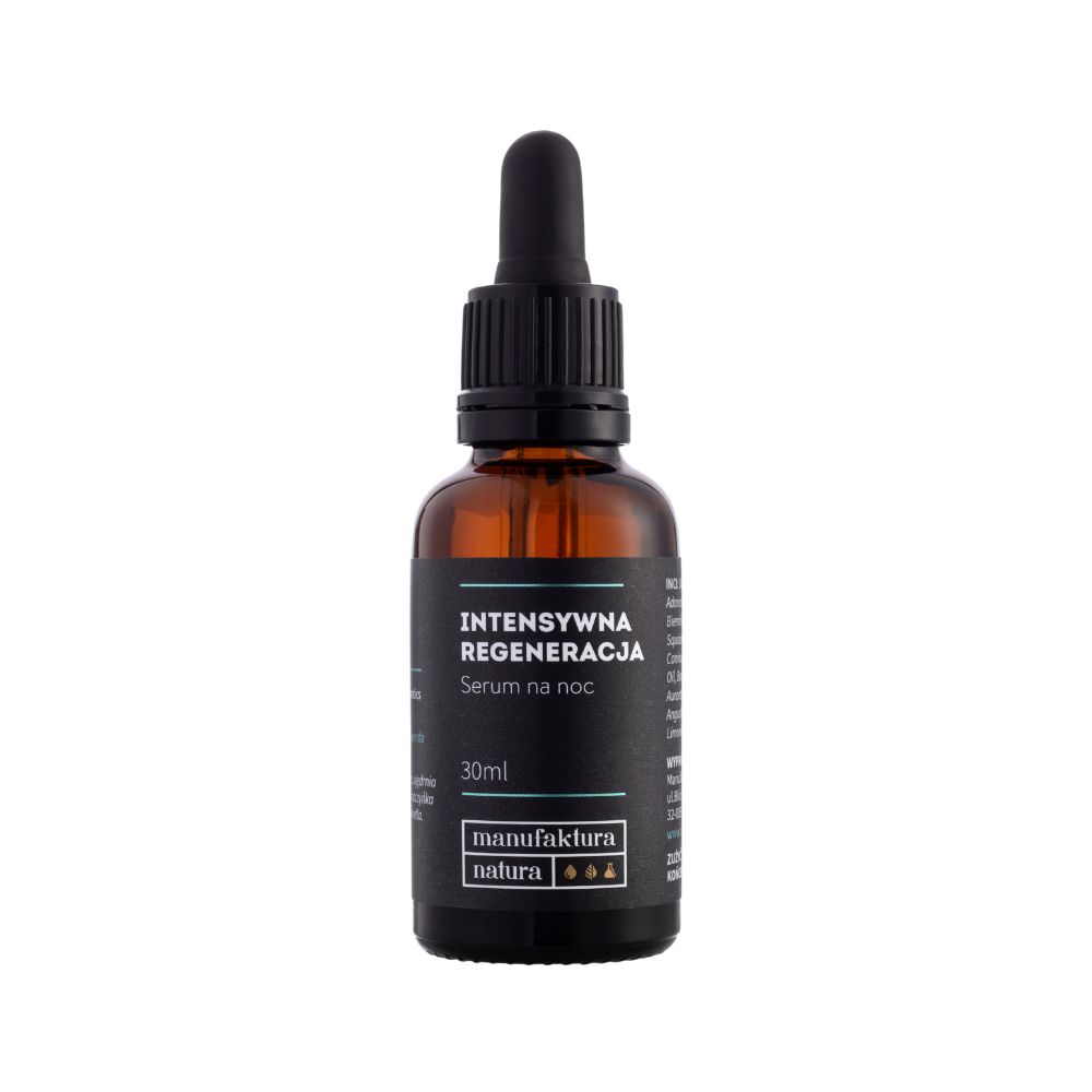 Manufaktura Natura serum intensywna regeneracja na noc do twarzy, 30 ml