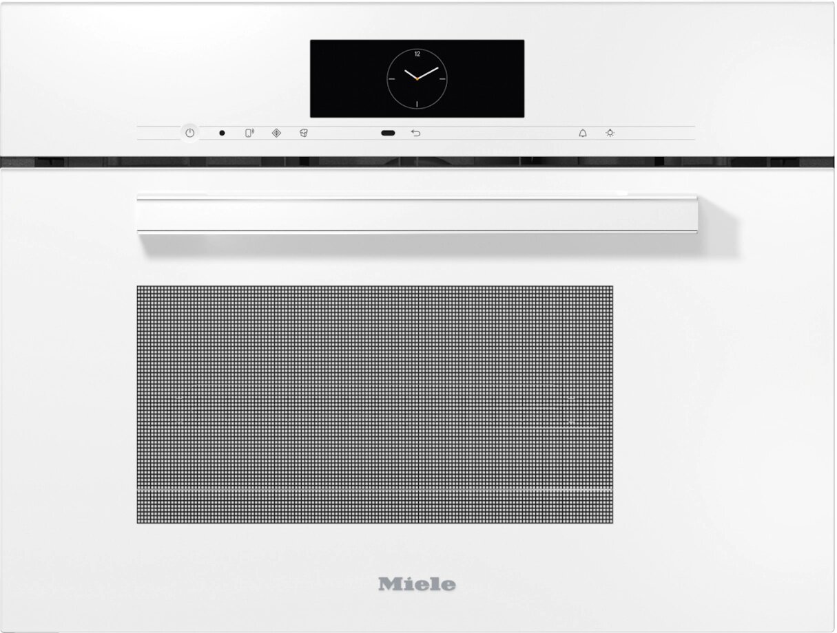 Miele - Urządzenie do gotowania na parze z mikrofalą i przyłączem świeżej wody DGM 7845 45cm BrilantWhite